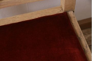 アンティーク家具　イギリスアンティーク　ストリップド(剥離)　オーク材　ツイストレッグのダイニングチェア(椅子)(R-046434)