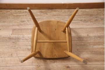 ヴィンテージ家具　ERCOL(アーコール)　ナチュラルビンテージのお部屋にぴったりなウィンザーチェア(ダイニングチェア、椅子、ウインザーチェア)(R-046437)