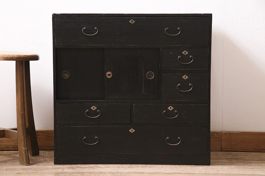 桐箪笥　昭和レトロ　ビンテージ 公式】アンティーク家具ラフジュ工房商品詳細ページビンテージ