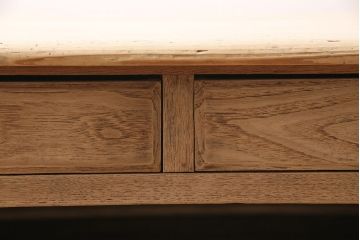 アンティーク家具　昭和初期　ストリップド(剥離)　天板ヒノキ材　大振りサイズのシンプルな文机(ローテーブル、センターテーブル、座卓)(R-046444)