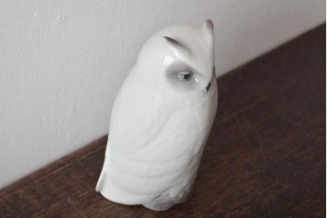 ロイヤルコペンハーゲン　Royal Copenhagen　フクロウ　梟　ミミズク　フィギュリン　2007(置物、置き物)(R-046469)