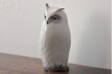 ロイヤルコペンハーゲン　Royal Copenhagen　フクロウ　梟　ミミズク　フィギュリン　2007(置物、置き物)(R-046469)