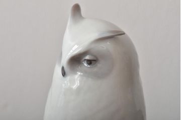 ロイヤルコペンハーゲン　Royal Copenhagen　フクロウ　梟　ミミズク　フィギュリン　2007(置物、置き物)(R-046469)