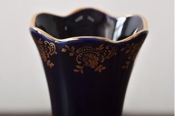フランス　リモージュ　Limoges　花瓶など3点(CASTEL、飾り皿、金彩、プレート)(R-046471)