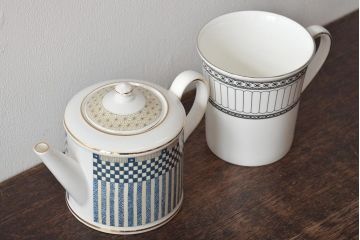 ウェッジウッド　WEDGWOOD　CONTRASTS　マグカップ　/　SAMURAI　ポット(洋食器)(R-046472)