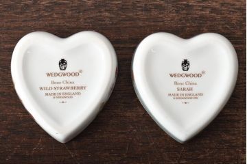 ウェッジウッド　WEDGWOOD　プレートなど4点(ワイルドストロベリー、SARAH、小物入れ、プレート、洋食器)(R-046473)