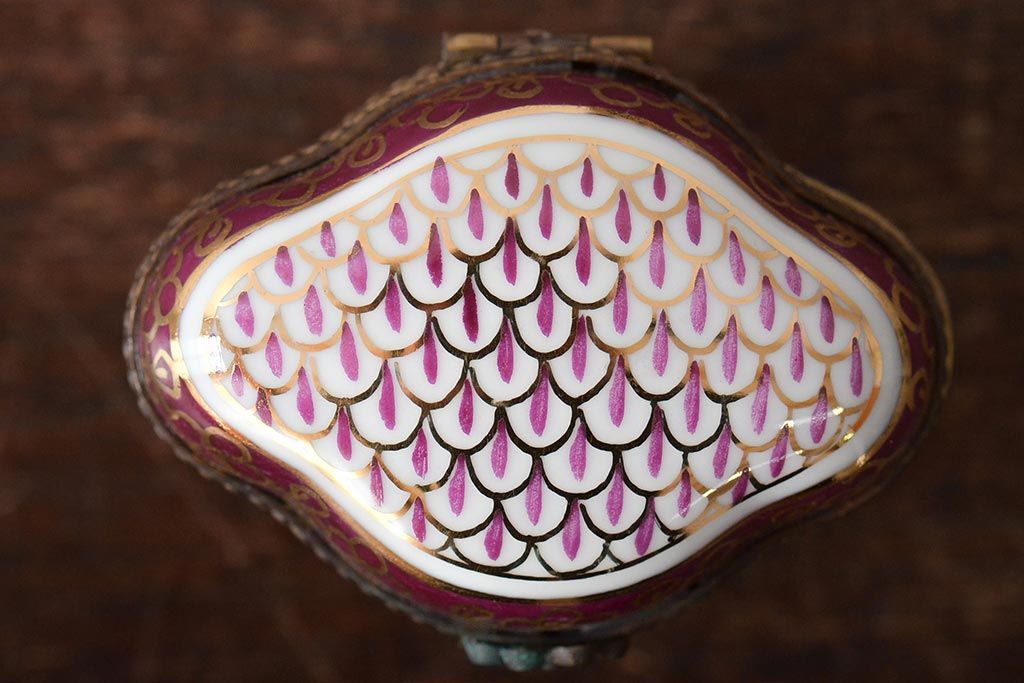 フランス　リモージュ　Limoges　小物入れ5点(CASTEL、金彩)(R-046474)