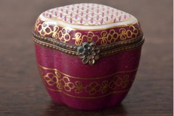 フランス　リモージュ　Limoges　小物入れ5点(CASTEL、金彩)(R-046474)