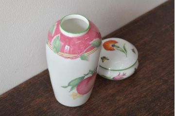 フランス　リモージュ　Limoges　花瓶・小物入れ2点(BERNARDAUD、GARANCE)(R-046475)