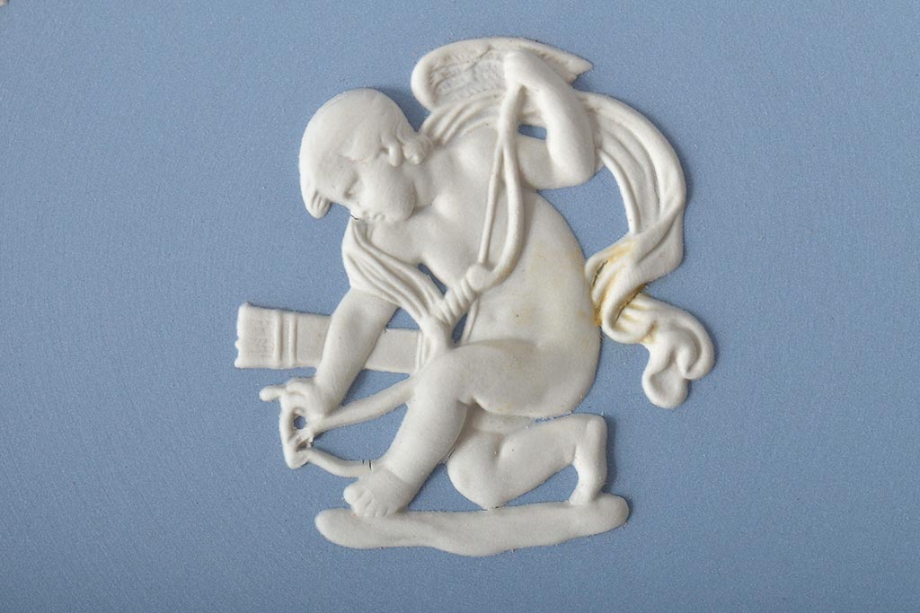 ウェッジウッド　WEDGWOOD　ジャスパー4点(プレート、小物入れ、小皿、大皿、洋食器)(R-046477)