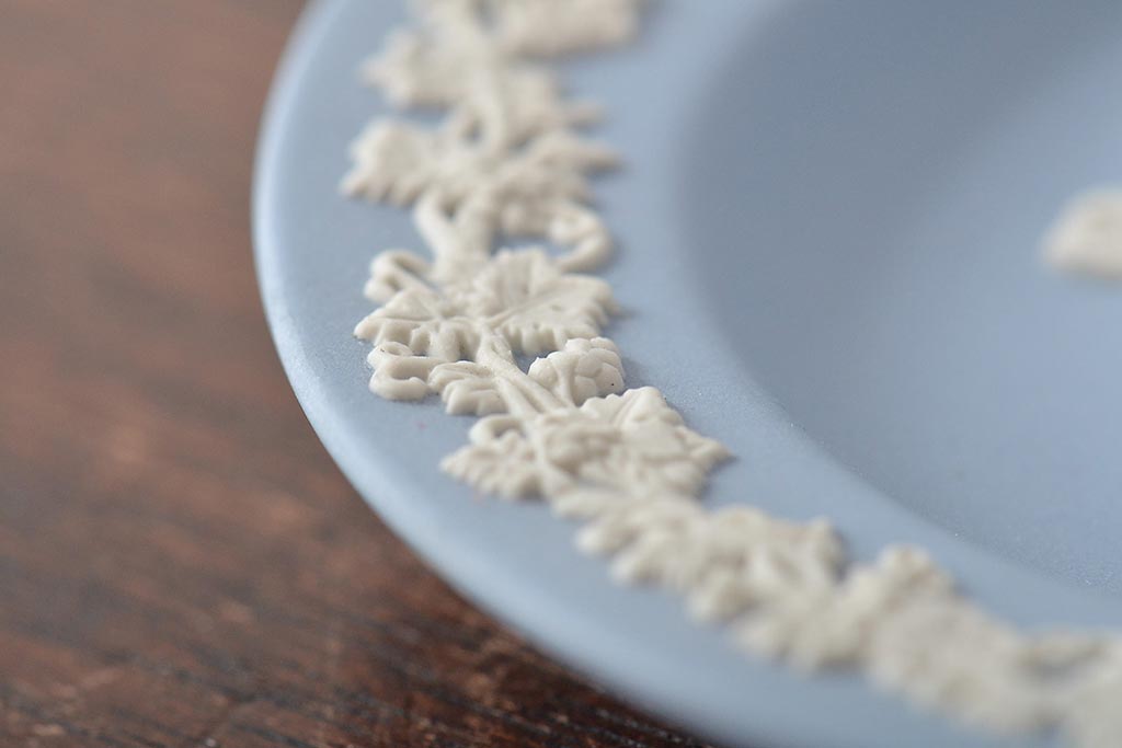 ウェッジウッド　WEDGWOOD　ジャスパー4点(プレート、小物入れ、小皿、大皿、洋食器)(R-046477)