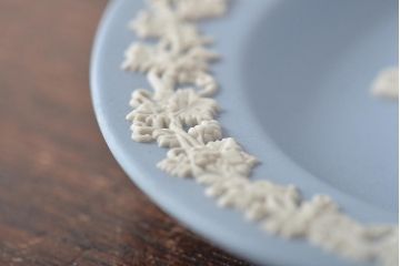 ウェッジウッド　WEDGWOOD　ジャスパー4点(プレート、小物入れ、小皿、大皿、洋食器)(R-046477)