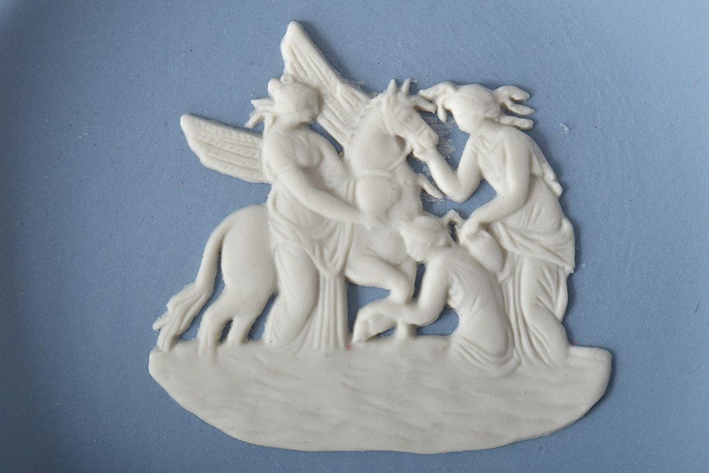 ウェッジウッド　WEDGWOOD　ジャスパー4点(プレート、小物入れ、小皿、大皿、洋食器)(R-046477)