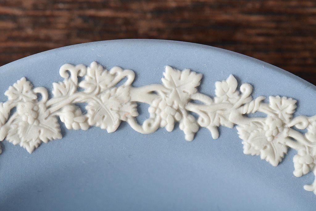 ウェッジウッド　WEDGWOOD　ジャスパー4点(プレート、小物入れ、小皿、大皿、洋食器)(R-046477)