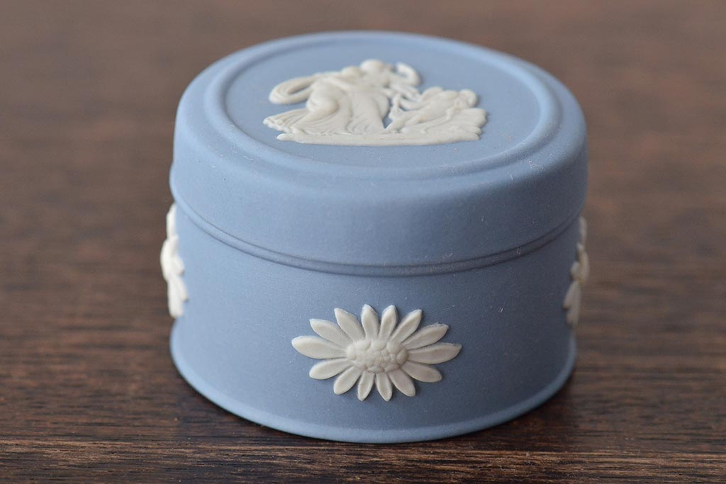 ウェッジウッド　WEDGWOOD　ジャスパー4点(プレート、小物入れ、小皿、大皿、洋食器)(R-046477)