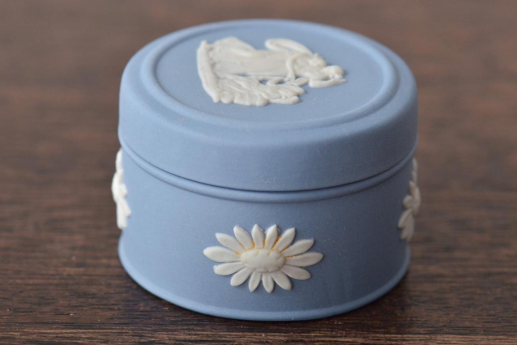 ウェッジウッド　WEDGWOOD　ジャスパー4点(プレート、小物入れ、小皿、大皿、洋食器)(R-046477)