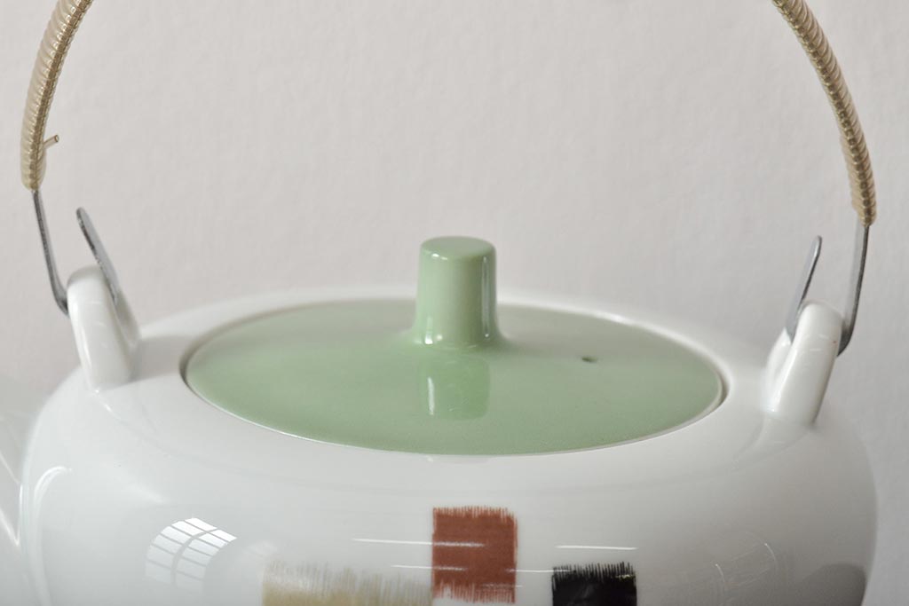 昭和レトロ　古いノリタケ　Noritake　急須・皿8枚(プレート、中皿、大皿、洋食器)(R-046481)