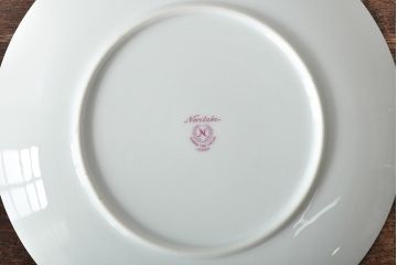 昭和レトロ　古いノリタケ　Noritake　急須・皿8枚(プレート、中皿、大皿、洋食器)(R-046481)