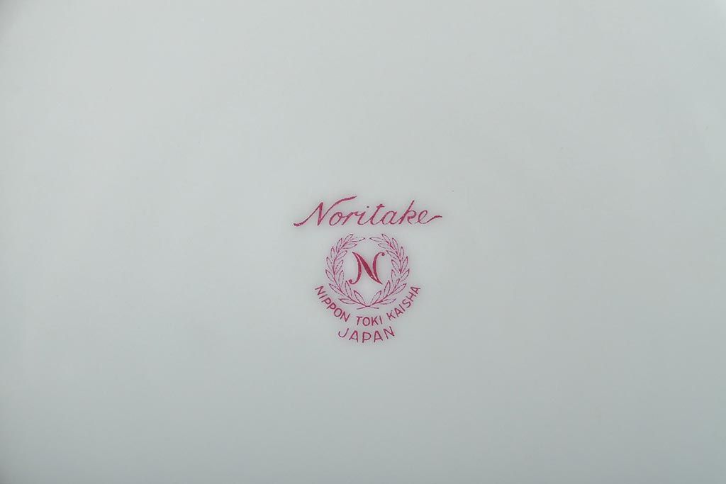 昭和レトロ　古いノリタケ　Noritake　急須・皿8枚(プレート、中皿、大皿、洋食器)(R-046481)