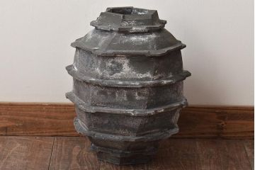 肥沼美智雄作　壷　箱付(作家物、益子焼、花瓶、花器)(R-046485)