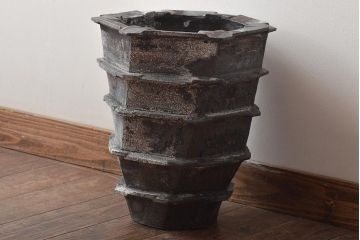 肥沼美智雄作　壷　箱付(作家物、益子焼、花瓶、花器)(R-046487)