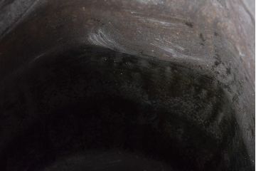 肥沼美智雄作　壷　箱付(作家物、益子焼、花瓶、花器)(R-046487)