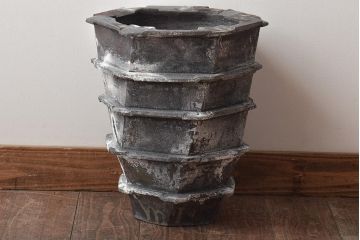 肥沼美智雄作　壷　箱付(作家物、益子焼、花瓶、花器)(R-046487)