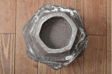 肥沼美智雄作　壷　箱付(作家物、益子焼、花瓶、花器)(R-046487)