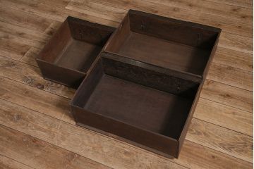 イギリスアンティーク　オーク材　シックで気品のあるキャビネット(サイドボード、棚、飾り棚、収納棚)(R-046499)