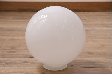 アンティーク照明　昭和中期　シンプルな球体の天井照明(吊り下げ照明、ペンダントライト)(R-046502)