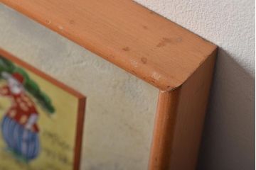 源右衛門　染錦陶画(陶板、南蛮人、中国、色絵)(R-046515)