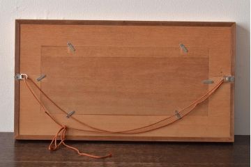 源右衛門　染錦陶画(陶板、南蛮人、中国、色絵)(R-046515)