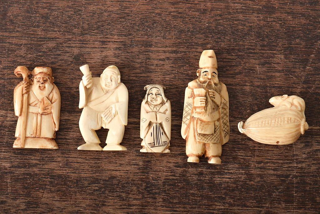 公式】アンティーク家具ラフジュ工房商品詳細ページ古い彫刻根付