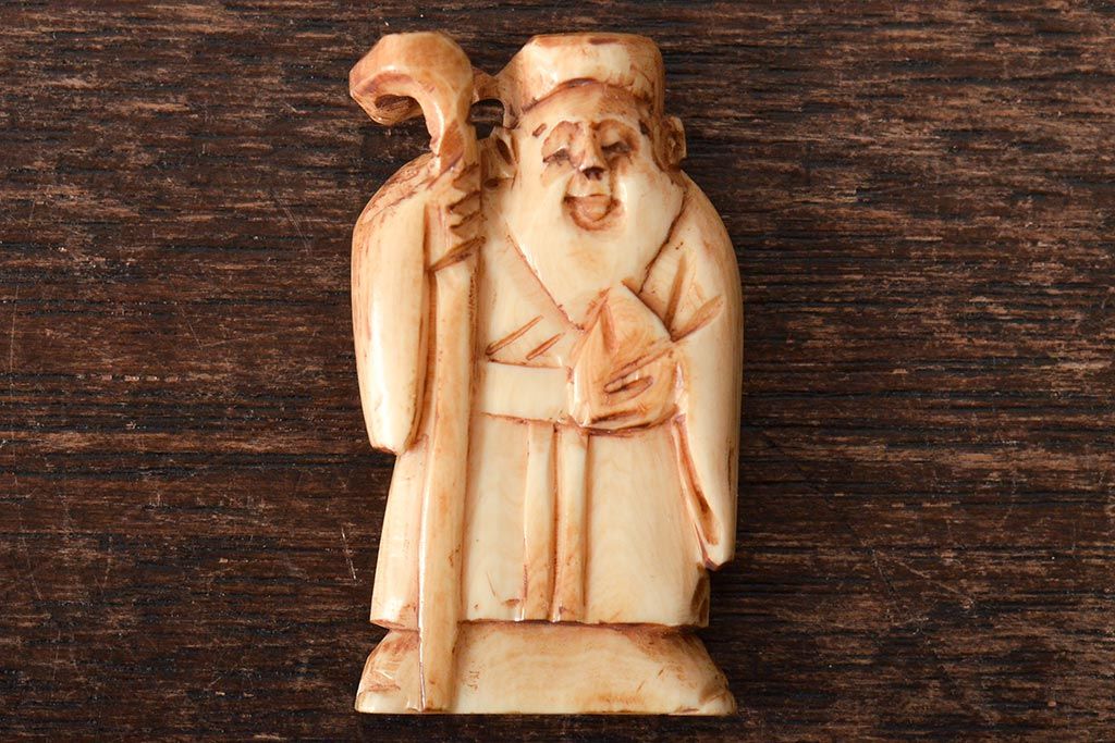 時代提物 根付　高さ約5cm　骨董品　アンティーク 公式】アンティーク家具ラフジュ工房商品詳細ページ古い彫刻根付