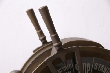 アンティーク雑貨　イギリスアンティーク　真鍮製　CHADBURNS　LIVERPOOL&LONDON　船舶用エンジンテレグラフ(動力指示器、ディスプレイ)(R-046534)