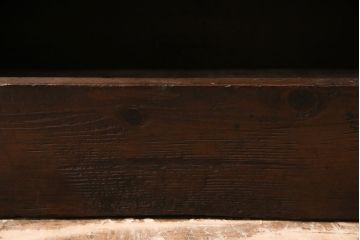 アンティーク家具　昭和初期　スギ材　味のある風合いが魅力の踏み台(ステップ、飾り台、花台)(R-046595)