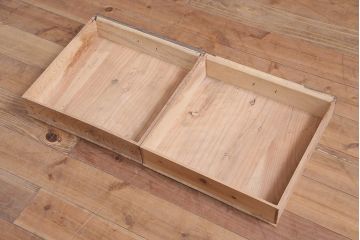 アンティーク家具　昭和初期　栓材　レトロスタイルにおすすめのシンプルな平机(ワークデスク、在宅ワーク、在宅用)(R-046602)