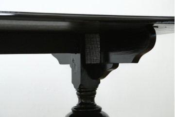イギリスヴィンテージ　高級感あるバルボスレッグのダイニングテーブル　(R-046607)