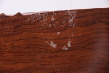 中古　民芸家具　カリン無垢材　花梨　木の味わいを楽しめる贅沢な座卓(ローテーブル)(R-046613)