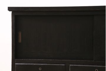 アンティーク家具　当店リメイク　和モダンなローボード(テレビ台、テレビボード、戸棚)(R-046617)