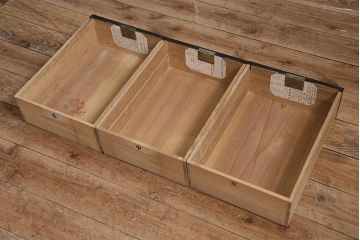 アンティーク家具　当店リメイク　和モダンなローボード(テレビ台、テレビボード、戸棚)(R-046617)