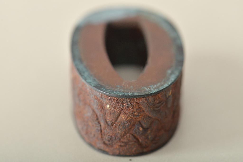 古い縁頭など14点(目貫、刀装具、彫金武具)(R-046641)