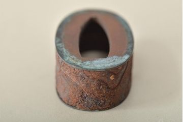 古い縁頭など14点(目貫、刀装具、彫金武具)(R-046641)