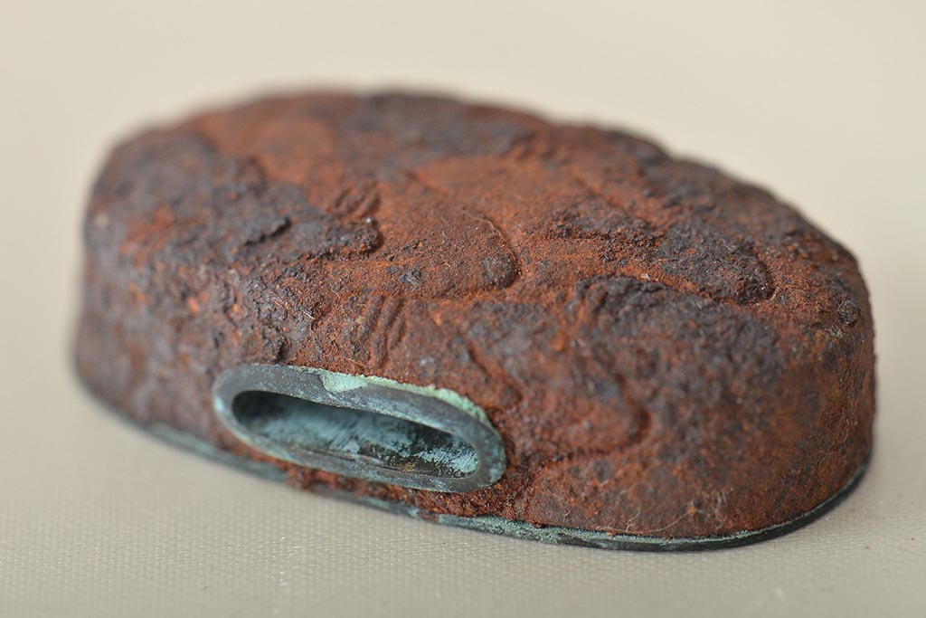 古い縁頭など14点(目貫、刀装具、彫金武具)(R-046641)