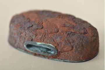 古い縁頭など14点(目貫、刀装具、彫金武具)(R-046641)