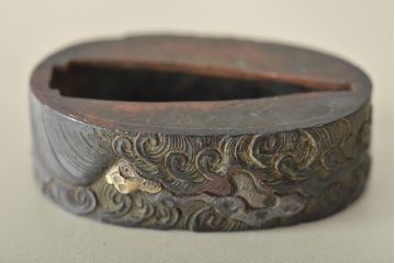 古い縁頭など14点(目貫、刀装具、彫金武具)(R-046641)