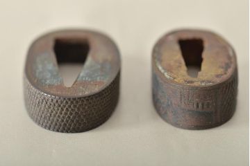 古い縁頭など14点(目貫、刀装具、彫金武具)(R-046641)