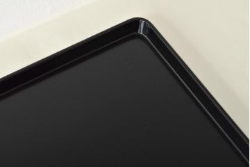 輪島塗　子舟作　柿の図蒔絵文庫(硯箱、文箱、木製漆器)(R-046643)