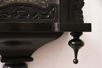 アンティーク時計　大正期　精工舎(SEIKOSHA、セイコー)　ゼンマイ式　スリゲル型　シックな雰囲気漂う掛け時計(古時計、柱時計、座敷時計)(R-046657)