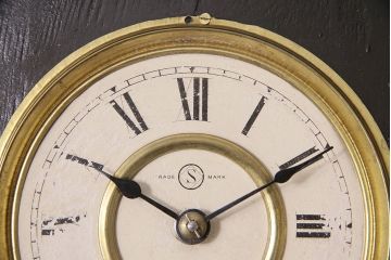 アンティーク時計　大正期　精工舎(SEIKOSHA、セイコー)　ゼンマイ式　スリゲル型　シックな雰囲気漂う掛け時計(古時計、柱時計、座敷時計)(R-046657)